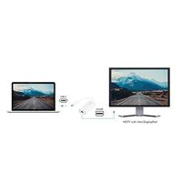 LogiLink UA0360 video kabel adapter 0,15 m USB C Mini DisplayPort Wit - thumbnail