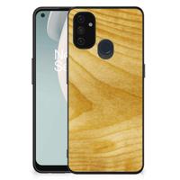 OnePlus Nord N100 Houten Print Telefoonhoesje Licht Hout - thumbnail