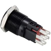 TRU COMPONENTS TC-12647460 Drukschakelaar 250 V/AC 3 A 1x uit/(aan) IP65 RGB Continu Aluminium (geëloxeerd) 1 stuk(s) - thumbnail