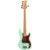 Fazley Sunset Series Piranha 5 Surf Green 5-snarige elektrische basgitaar met gigbag - thumbnail