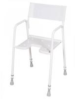 Douchestoel met nylon rug - thumbnail