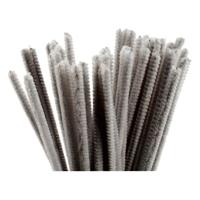 Creativ Company Chenille grijs 30cm, 50st. - thumbnail