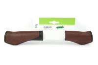 Widek handvat kinderfiets city ergo 90/120mm zw/bruin (kaart) - thumbnail