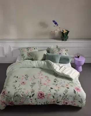 Essenza Romee Dekbedovertrek Sage green