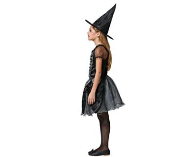 Kostuums voor Kinderen Zwart Heks - Maat: 7-9 Jaar - Maat: 7-9 Jaar