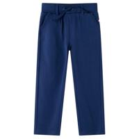 VidaXL Kinderbroek met trekkoord 128 marineblauw - thumbnail