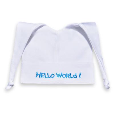 Funnies babymutsje hallo world katoen Funnies babymutsje hallo world katoen