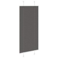 VidaXL Plissé rolgordijn 65x100 cm stofbreedte 64,4 cm polyester zwart - thumbnail