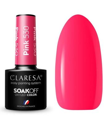 Claresa uv/led gellak 5ml pink 530 rainbow explosion