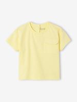 T-shirt baby met korte mouwen fluoriserend geel - thumbnail