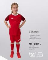 JAKO 4224K Shirt Iconic Km Kids - Sportrood/Wijnrood - 128 - thumbnail