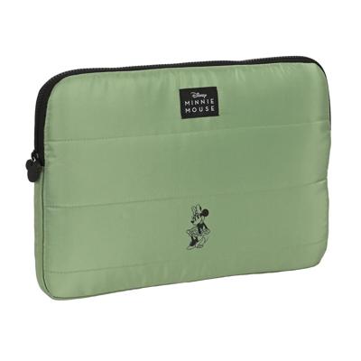 Laptophoes Minnie Mouse Mint shadow Militair groen 34 x 25 x 2 cm