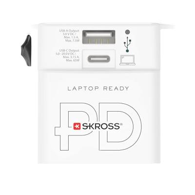 Skross 1302976 Reisstekker MUV AC65PD