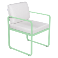 Fermob Bellevie dining armchair tuinstoel Opaline green - Off White - thumbnail