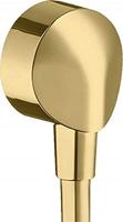 Hansgrohe Muuraansluitbocht FixFit E Zonder Terugslagklep Gepolijst Goud - thumbnail