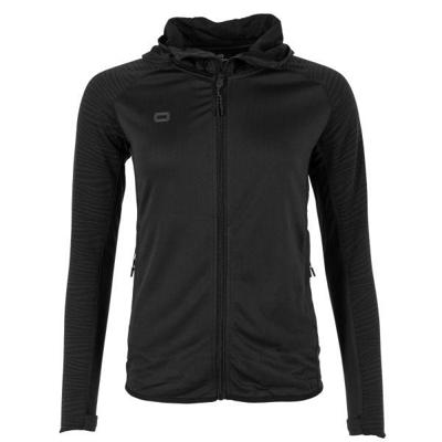 Stanno 408610 Functionals Hooded Full Zip Top Ladies II - Black-Anthracite - XL