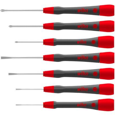 Wiha fijnschroevendraaierset picofinish 42991 (grijs/rood)