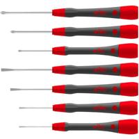 Wiha fijnschroevendraaierset picofinish 42991 (grijs/rood) - thumbnail
