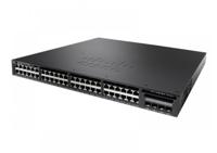 Cisco Catalyst 3650-48FS-S Netwerkschakelaar, 48 GbE PoE+ poorten, 4 1G uplinks, 1025WAC voeding, 1 HE, IP-basis functionaliteit, uitgebreide beperkte levenslange garantie (WS-C3650-48FS-S) - thumbnail