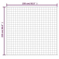 Verzwaringsdeken 220x235 cm 11 kg stof grijs - thumbnail