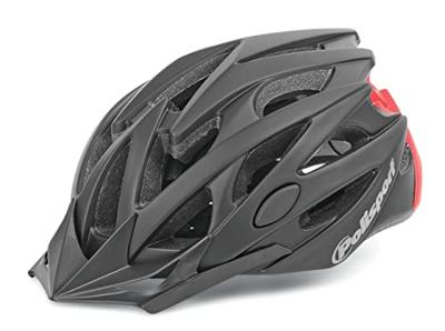 Polisport helm twig mat zwart /rood m 55-58cm easy-lock