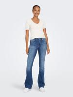 Only Onlblush Life Mid Flared Bb Rea1319 Flare Medium Blue Denim - thumbnail