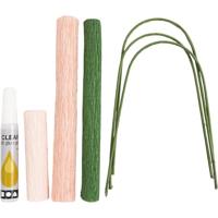 Creativ Company Mini hobbyset crepepapier anjers - thumbnail