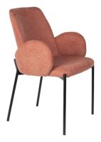 ZILT Eetkamerstoel 'Jermain' kleur Oudroze - thumbnail