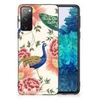 Back Cover voor Samsung Galaxy S20 Pink Peacock - thumbnail