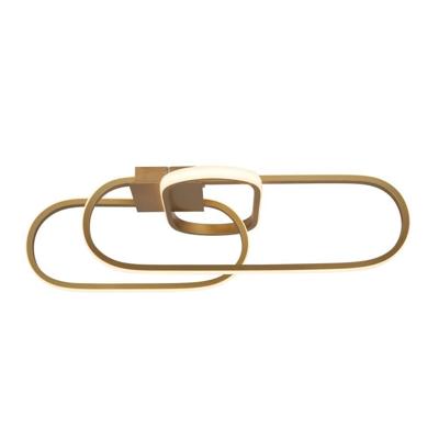 Searchlight Strakke gouden plafondlampClip - 61774GO