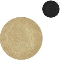 Decoratiebord Melamine Shine zwart/goudkleurig 28 cm 2 assorti | 18 stuks - thumbnail