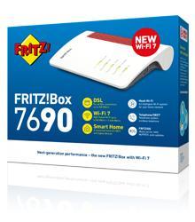 FRITZ! box 7690 edition international mesh router (wit)