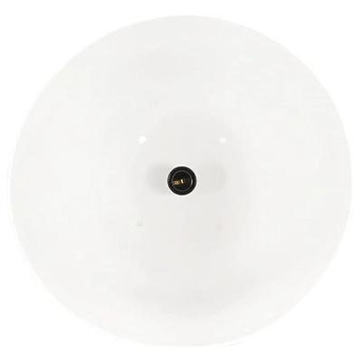 VidaXL Hanglamp industrieel rond 25 w e27 42 cm wit