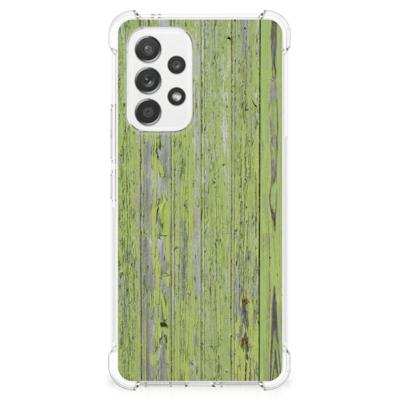 Samsung Galaxy A53 5G Stevig Telefoonhoesje Green Wood Samsung Galaxy A53 5G Stevig Telefoonhoesje Green Wood
