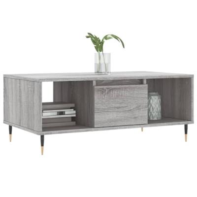 Salontafel 90x50x36,5 cm bewerkt hout grijs sonoma Salontafel 90x50x36,5 cm bewerkt hout grijs sonoma