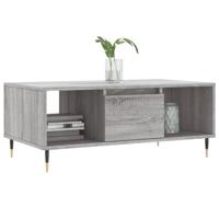 Salontafel 90x50x36,5 cm bewerkt hout grijs sonoma - thumbnail