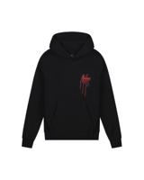 Malelions Hoodie Painter - Zwart / Rood - thumbnail