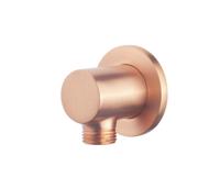 Doucheaansluiting Wiesbaden Luxe Rond 1/2&apos;&apos; Messing Geborsteld Koper - thumbnail