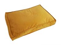Madison Velours Lounge Cushion Geel L - thumbnail