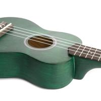 Cascha HH 3963 sopraan ukelele groen met tas en plectra - thumbnail