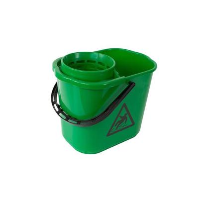 Mopemmer met korf 12 ltr groen