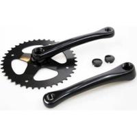 Cortina crankstel 42t 3/32 alu zwart - thumbnail