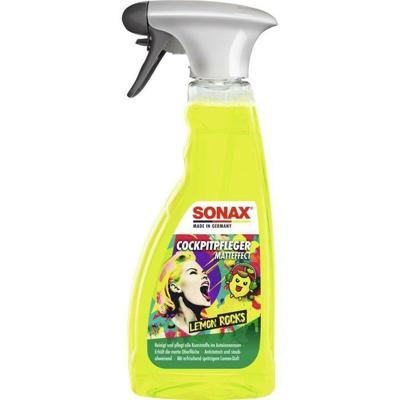 SONAX kunststoffpflegemittel "cockpitpfleger matteffect " cockpit care 500 ml lemon rocks SONAX kunststoffpflegemittel "cockpitpfleger matteffect " cockpit care 500 ml lemon rocks