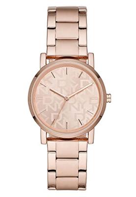DKNY NY2854 Horloge Soho staal rosekleurig 34 mm