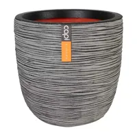 Capi Pot Bol Rib NL 43x41 cm - Antraciet - thumbnail