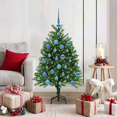 VidaXL Kerstboom met 150 led met standaard groen 120 cm pe