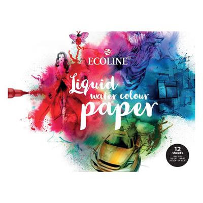 Bruynzeel Ecoline aquarelpapierblok, 24x32cm, 290 g/m, 12 vellen Bruynzeel Ecoline aquarelpapierblok, 24x32cm, 290 g/m, 12 vellen