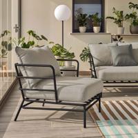 Kave Home Outdoor Fauteuil 'Mareluz' kleur Zwart - thumbnail
