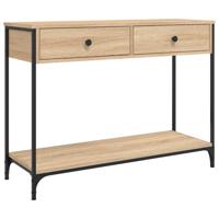 Wandtafel 100x34,5x75 cm bewerkt hout sonoma eikenkleurig - thumbnail
