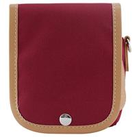 Fujifilm INSTAX mini 8 Case raspberry + Strap - thumbnail